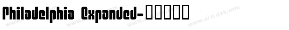 Philadelphia Expanded字体转换
